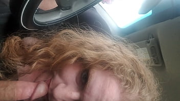 Curlyyred Bbw Redhead Gives Roadhead On Country Roads