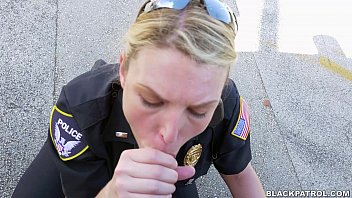 White Cops Suck Black Dick In Street
