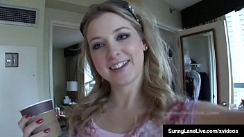 Sex Bomb Sunny Lane Blows A Cock Rubs Her Juicy Snatch
