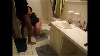 Fat White Girl Fucked In The Bathroom