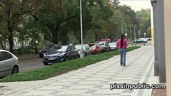 Crazy Czech Girls Are Peeing In The Middle Of The City And Get Caught