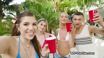 Bikini Besties Need Cock After Pool Party