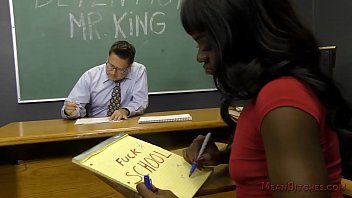 Black Student Seduces Her Teacher Into Becoming Her Slave Ana Foxxx Femdom