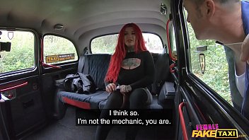 Female Fake Taxi Sabien Demonia Let The Mechanic Play With Her Huge Tits