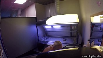 Hidden Spy Cam In Public Tanning Bed