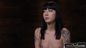 Tattooed Bdsm Babe Fucked By Sex Machine