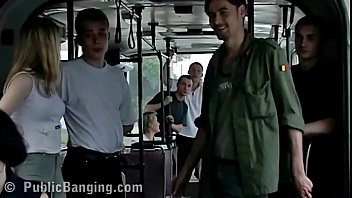 A Couple Is Having Public Sex In A Public Bus In Front Of The Passengers